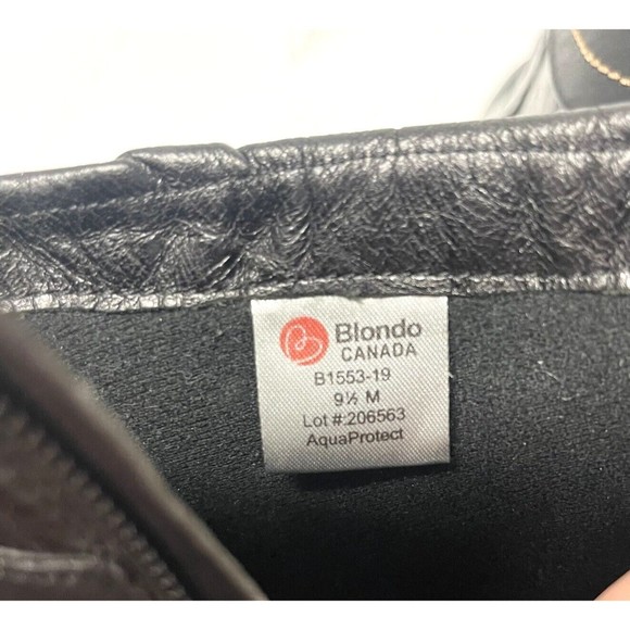 Blondo Womens Black Ankle Boot Size 9.5 M Waterproof AquaProtect Leather Bootie - Picture 5 of 11